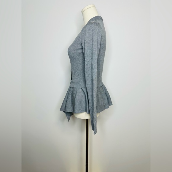 Alexander McQueen Peplum Knit Cardigan - Picture 7 of 12